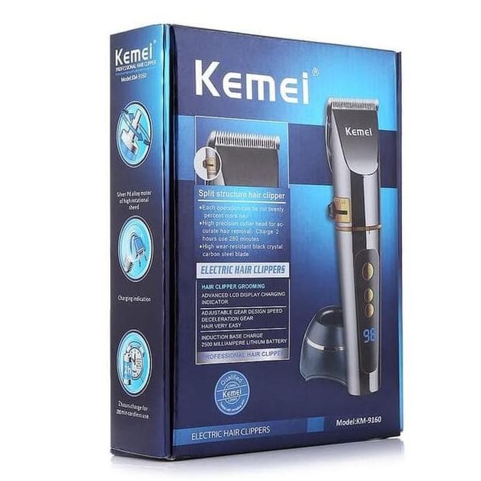 COD Hair Clippers Professional Kemei KM 9160 Mesin Cukur Rambut Kemei 9160