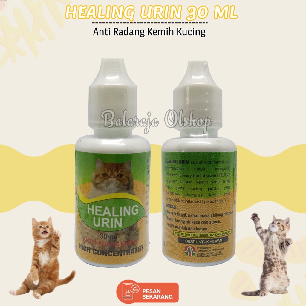 Healing Urin cat anti radang kemih untuk kucing 30 ml