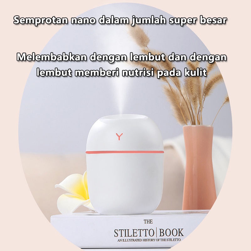 TGM - Humidifier Udara Purifier Diffuser Mobil Purifier Usb 220Ml Air Diffuser Portable Pelembab Penjernih Udara Mini Air Purifier