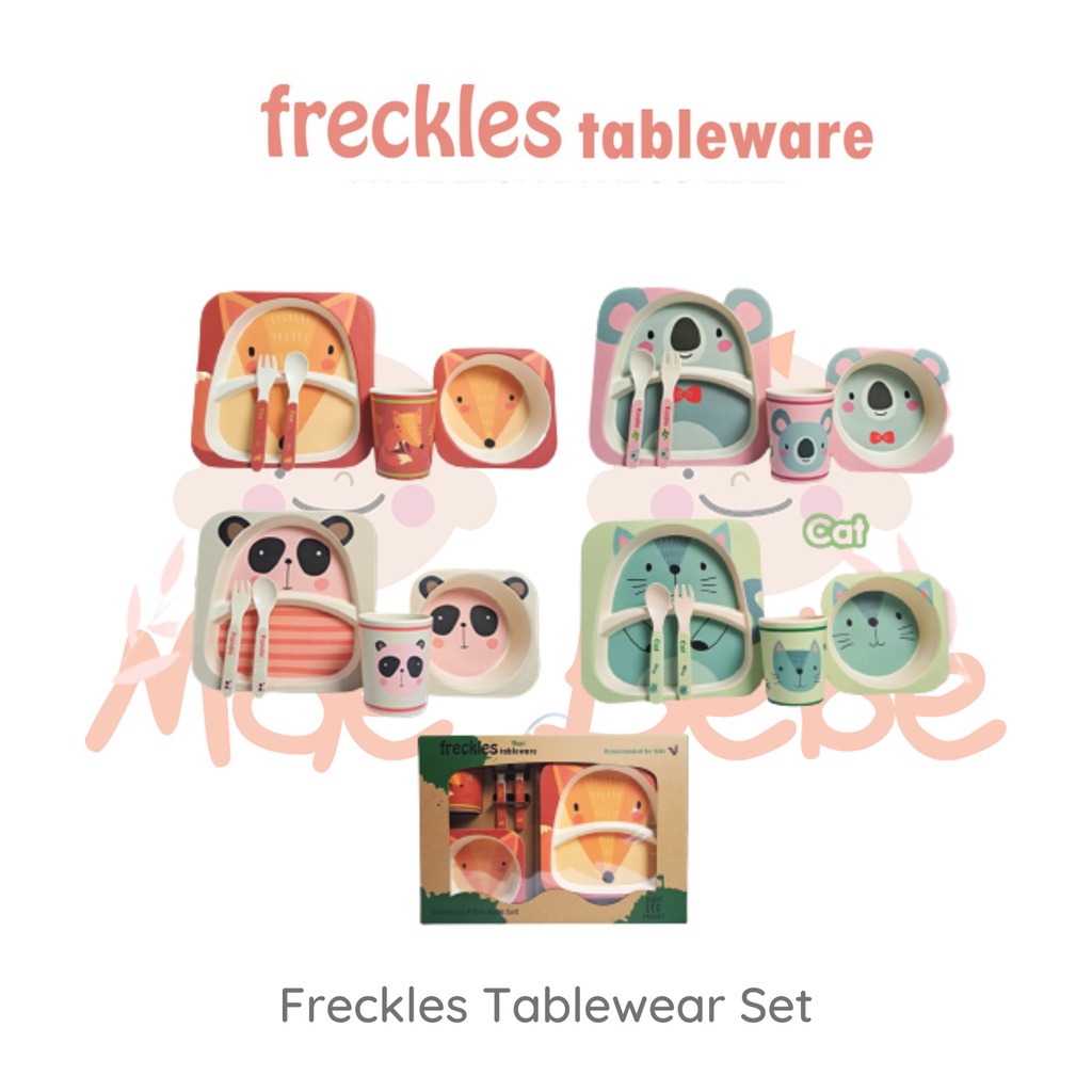 Freckles Tableware Feeding Set Tempat Makan Anak Set