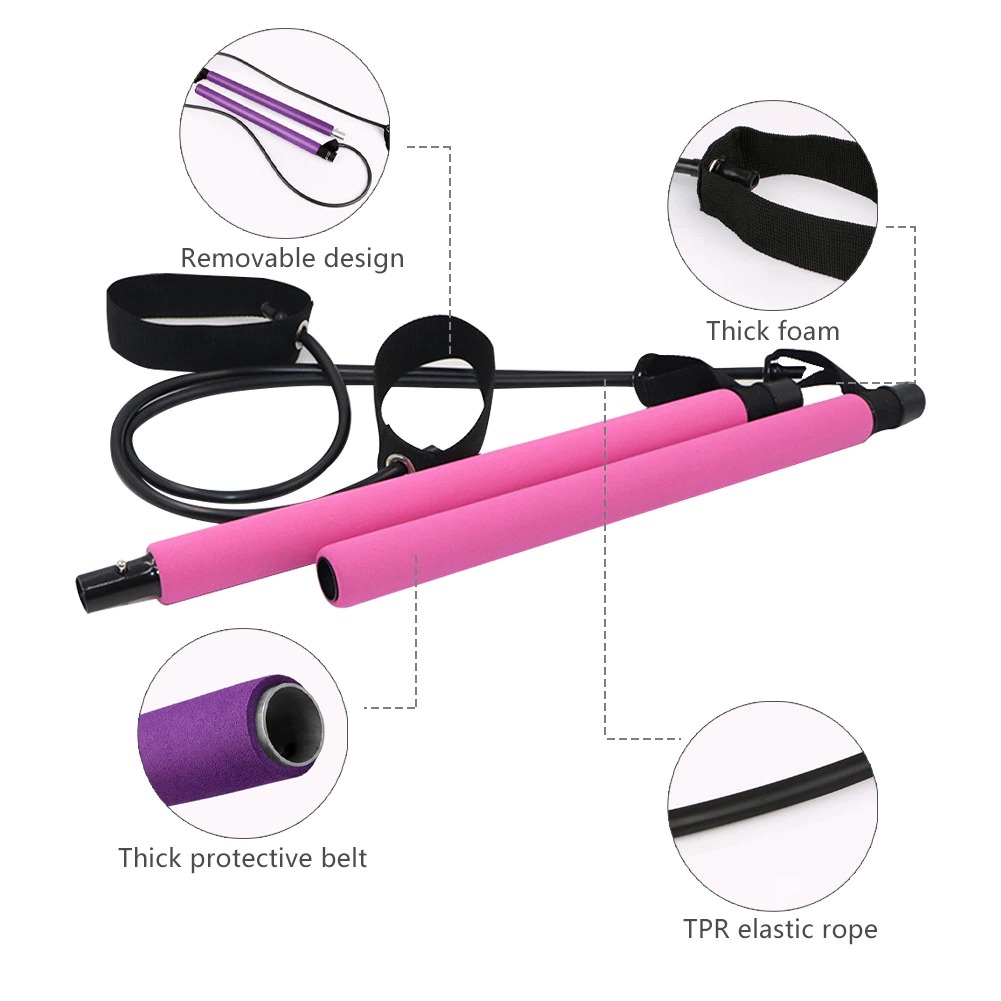 Yoga Pilates Tali Stretching Yoga Fitness Bar Stick Crossfit YN LSB001