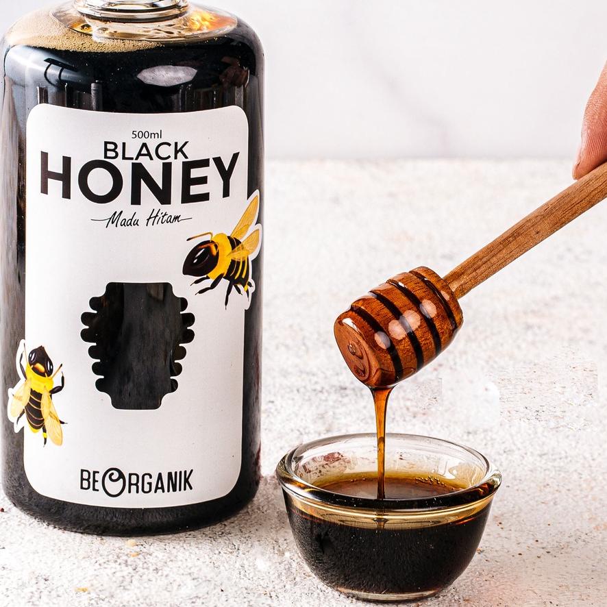 

♗ Hitam Pahit Beorganik 500ml (730gr) - Black Honey Asli 100% ☺