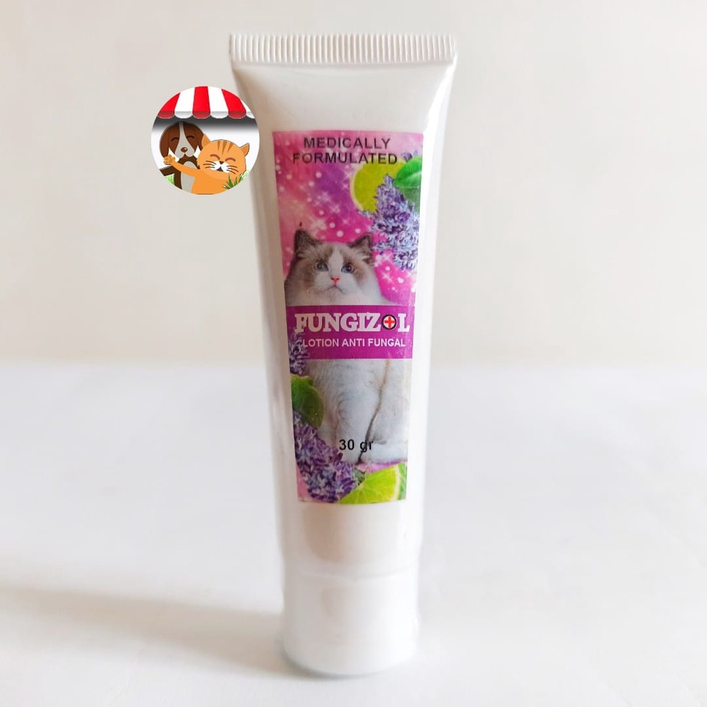 Fungizol Lotion Anti Fungal - Salep Jamur Kucing Lotion Cat Ringworm