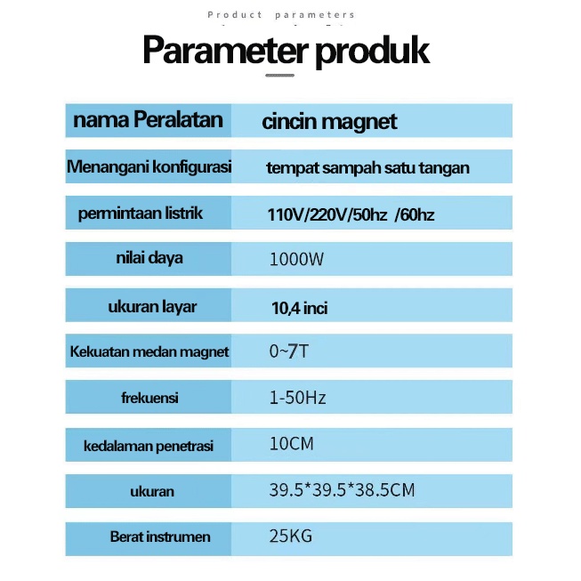 Desktop gaya magnet cincin magnetik plastik tipis instrumen rehabilitasi lengan mekanik alat fisioterapi penambah otot penambah otot kecantikan