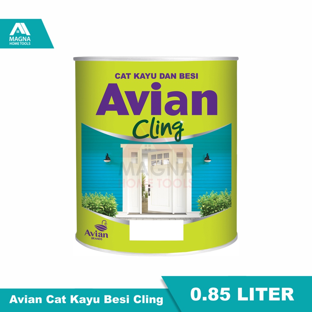 CAT AVIAN KAYU/BESI CLING BISA DICUCI MERAH/MAROON/COKLAT