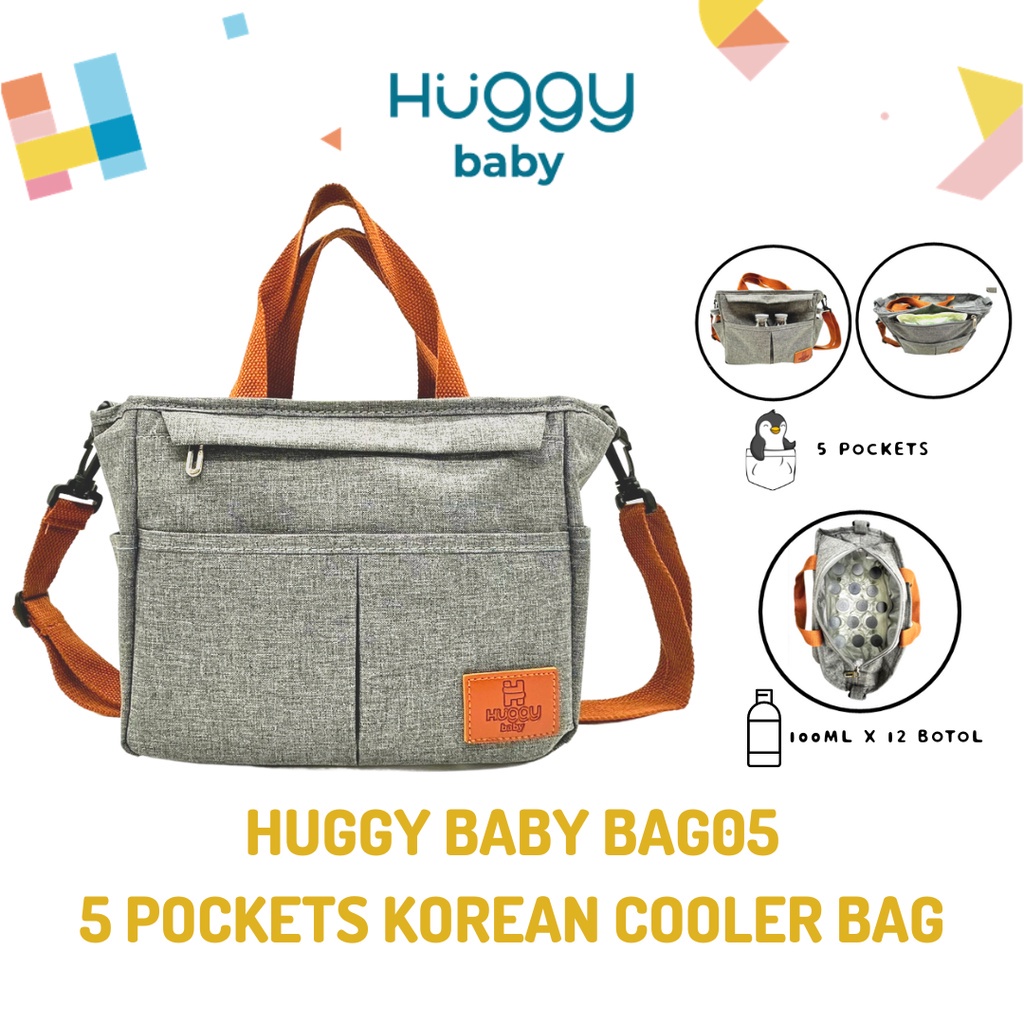 Huggy Baby BAG05 5 Pockets Korean Cooler Bag B101020