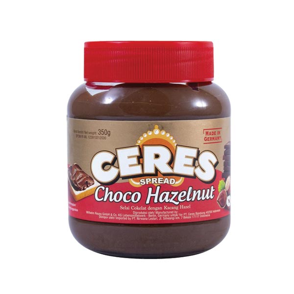 

CERES SPREAD CHOCO HAZELNUT 350 GR - SELAI