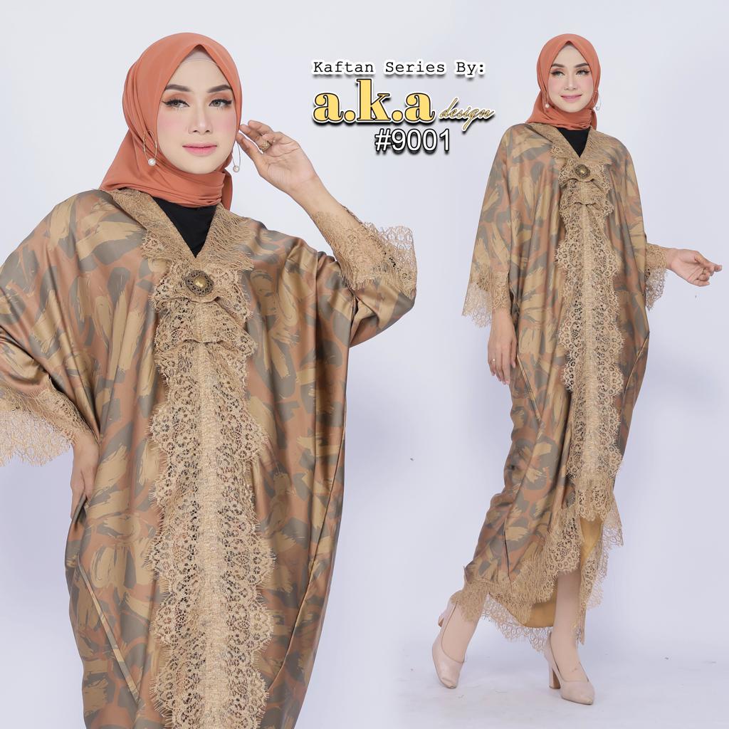 Unna_Store.2019 / Baju Gamis Kaftan Armany Silk Ashifa Modern Wanita Model Terbaru Kekinian Gaun Mew