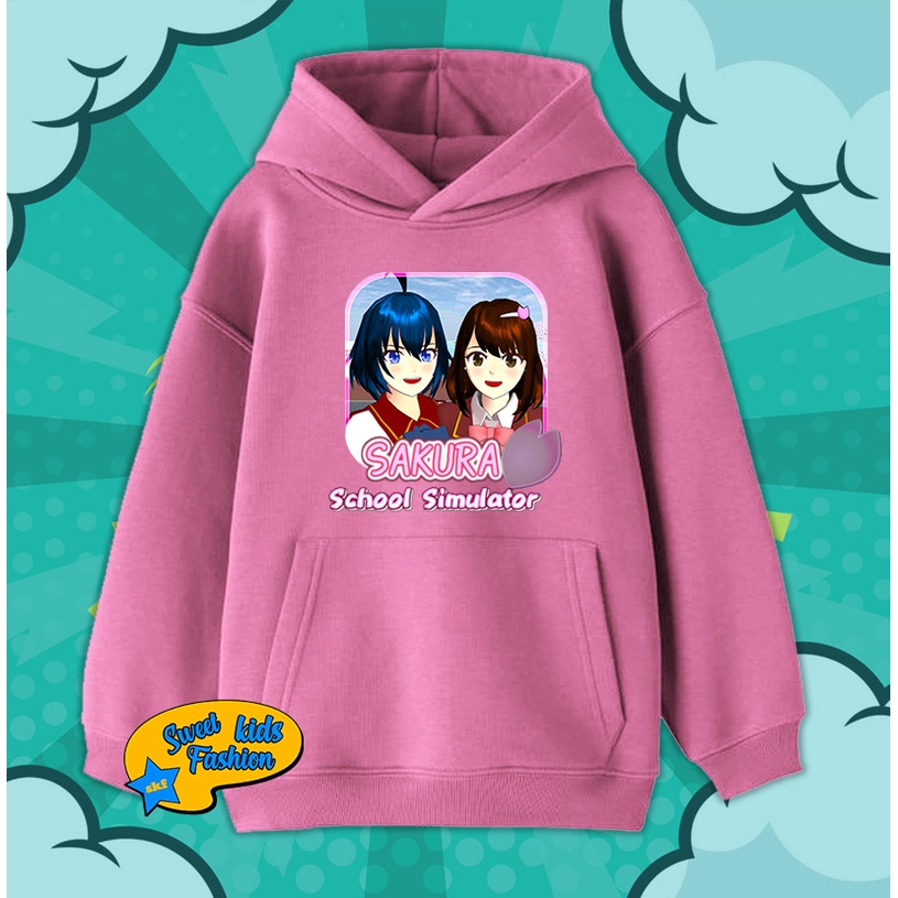 Jaket Hoodie Anak Sakura School Simulator Sweater Anak Sakura Simulator
