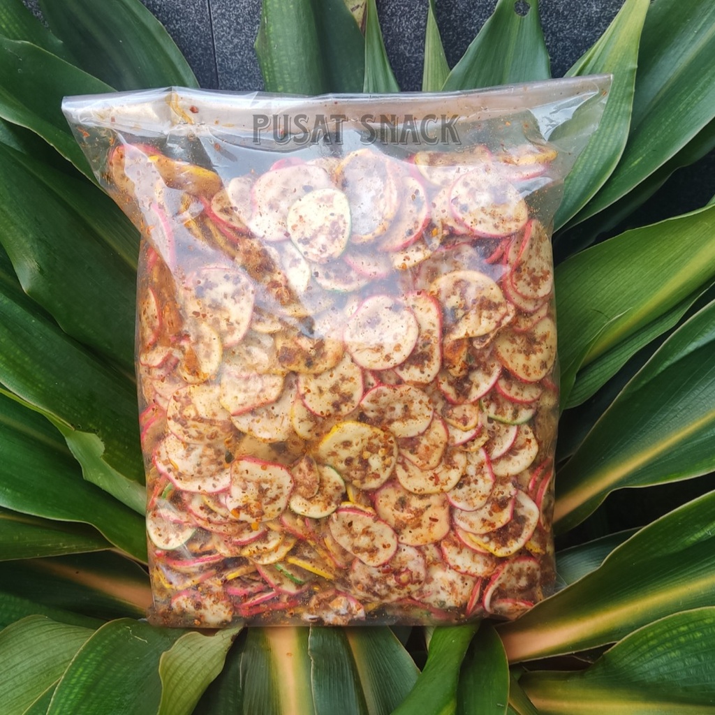 

KERIPIK SEBLAK 500GR BAWANG WARNA EXTRA PEDAS