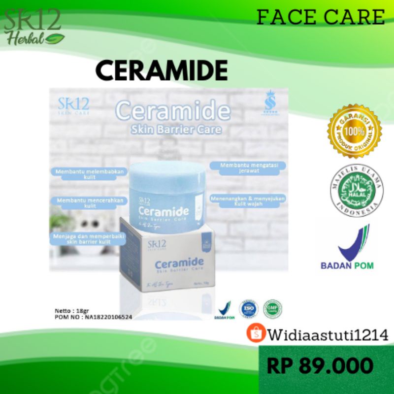 CERAMIDE - CREAM WAJAH - PELEMBAB WAJAH - SR12