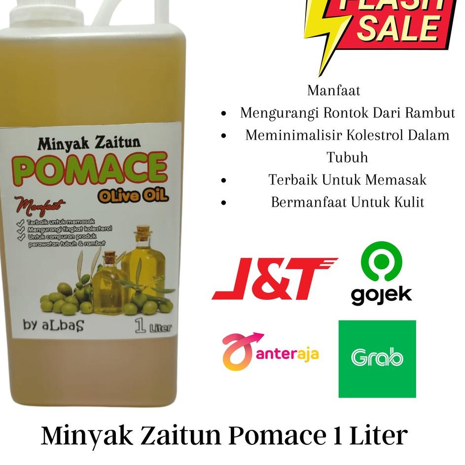 

☀ Pomace Olive Oil / Minyak Zaitun Pomace 1 Liter Terbaik memasak menumis menggoreng aLBaS ➭