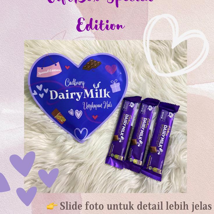 

Bisa COD GIFTBOX SPECIAL LOVE EDITION // DAIRYMILK SILVERQUEEN // VALENTINE ULANGTAHUN WEDDING ANNIVERSARY serbuuu !