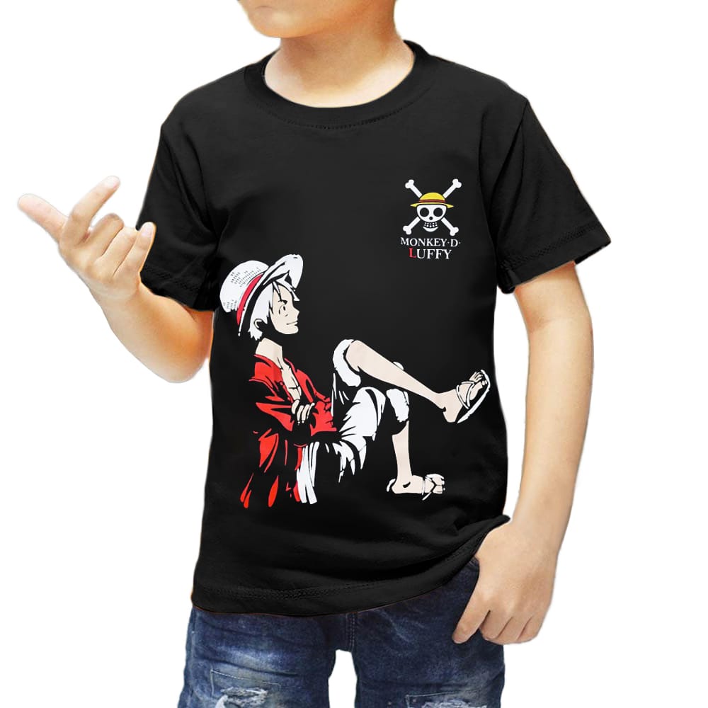 kaos anak laki laki motif LUFFY