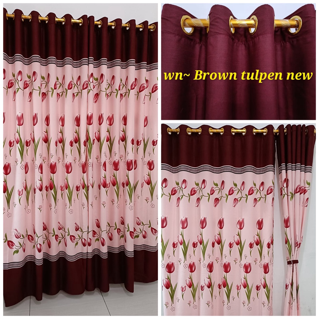 3 motif tulpen  KAIN TEBAL!!! gorden smokring 12 ring uk 135x220 gorden homemade