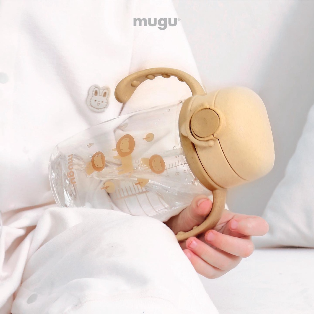 Mugu - Wheat Straw Tritan Training Bottle / Botol Minum Anak