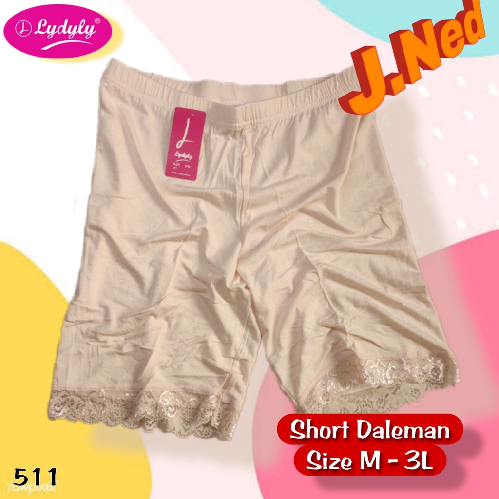 J511 CELANA SHORT DALAMAN WANITA LYDYLY STREET DEWASA SIZE M -XXL