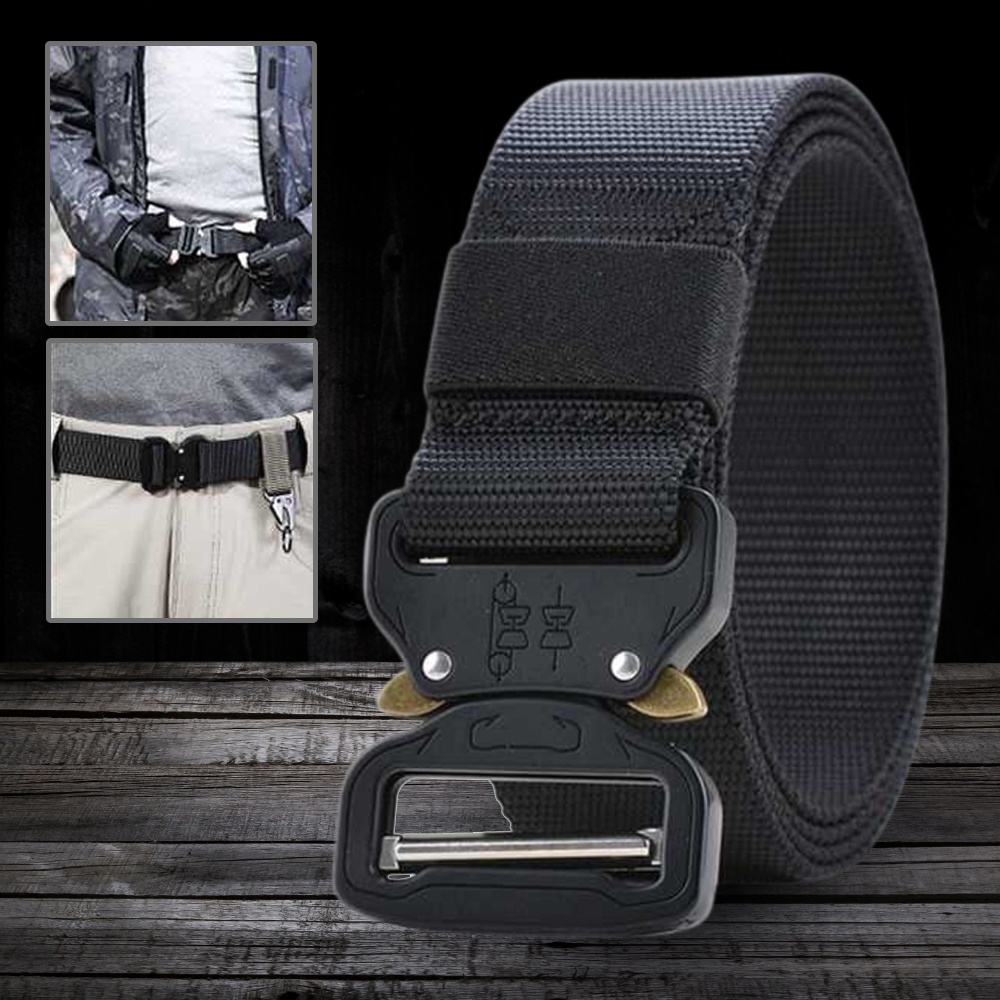 Ikat Pinggang Tactical Canvas Army Military Tactical Belt 125 cm