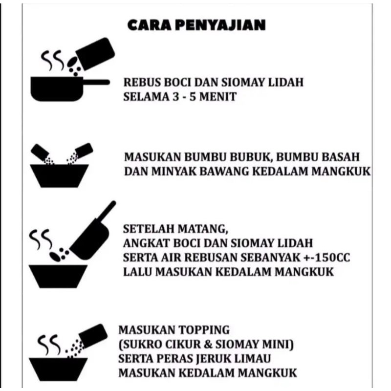 BASO ACI 12 PCS (12 BUNGKUS) BASO ACI MINI ISI 6 SUDAH DIVACUM