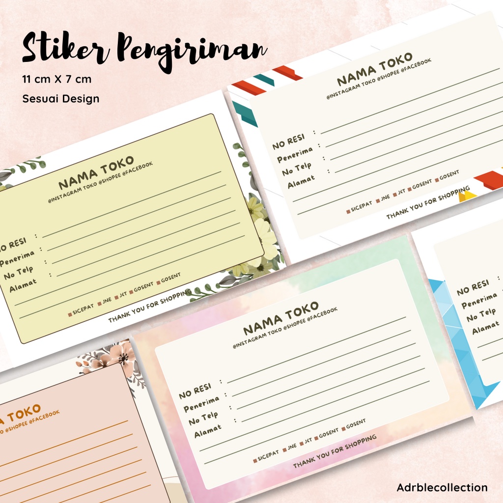 

Stiker Label Pengiriman