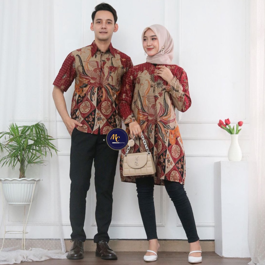 Set Atasan Batik Couple Keluarga Ready Seragam Keluarga