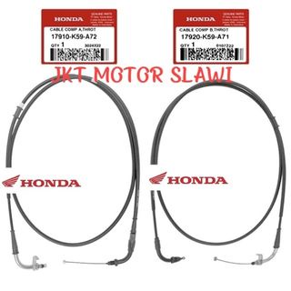 17910-K59-A72 17920-K59-A71 Kabel Gas A B Atas Bawah Vario 125 150 LED 2018 - 2021