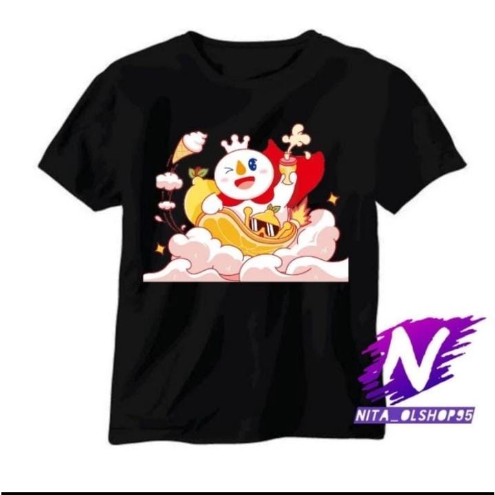 HKSTORE26 ATASAN KAOS ANAK2 UNISEX LENGAN PENDEK/MIXUE SABLON DIGITAL FULLPRINT