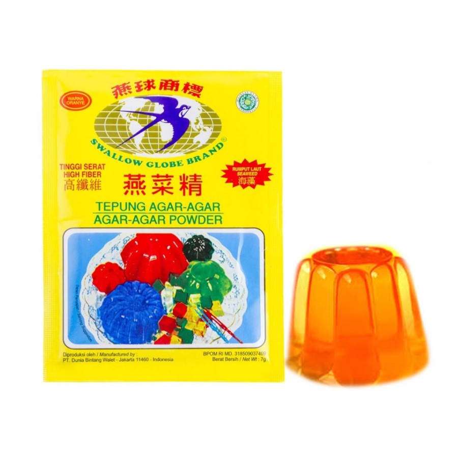 

Agar Agar Swallow Globe Bubuk Puding Per Sachet