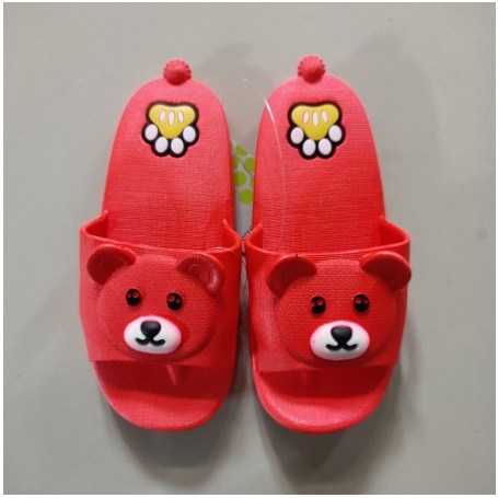 Sendal Anak Slip On Motif Kucing Sendal Selop Karet Jelly