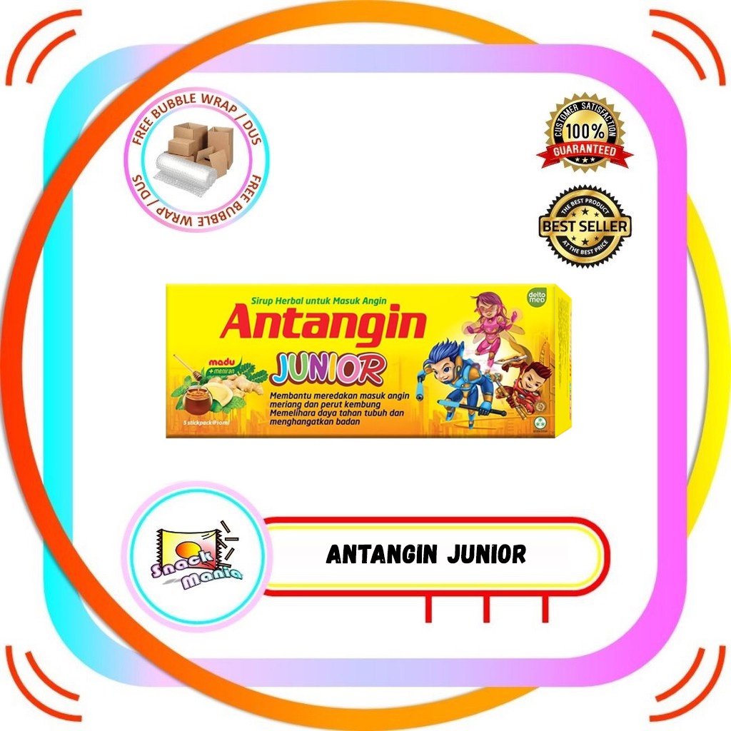 

Antangin Junior Honey Mint 5 Sachet x 10 ml BOX Sirup Herbal Madu