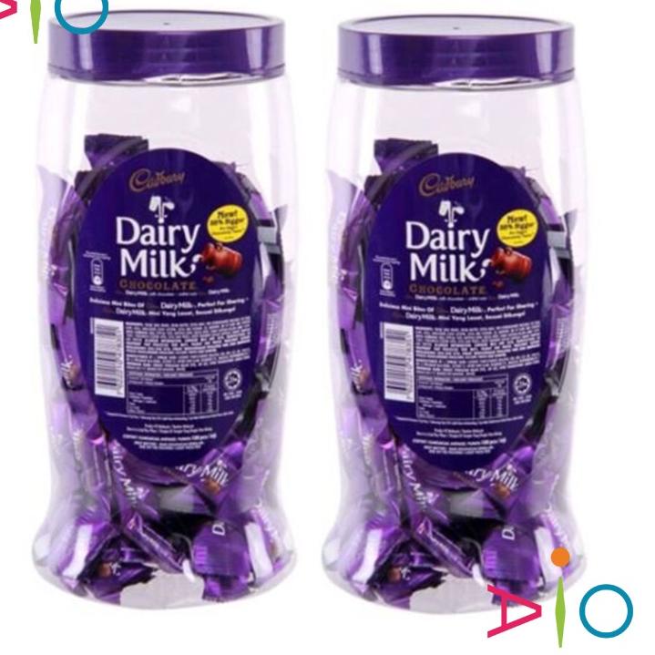 

❇ Cadbury Dairy Milk Toples isi 90 | Coklat Susu Cadbury Malaysia ✼