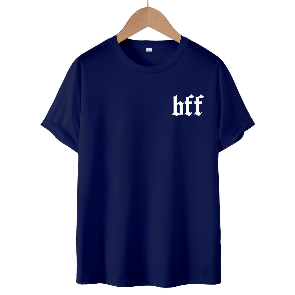 KAOS T-SHIRT LOGO BFF / KAOS DISTRO WANITA.