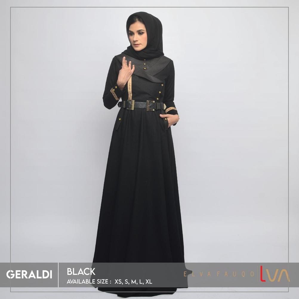 ORIGINAL LVA DAILY Geraldi Black Murah