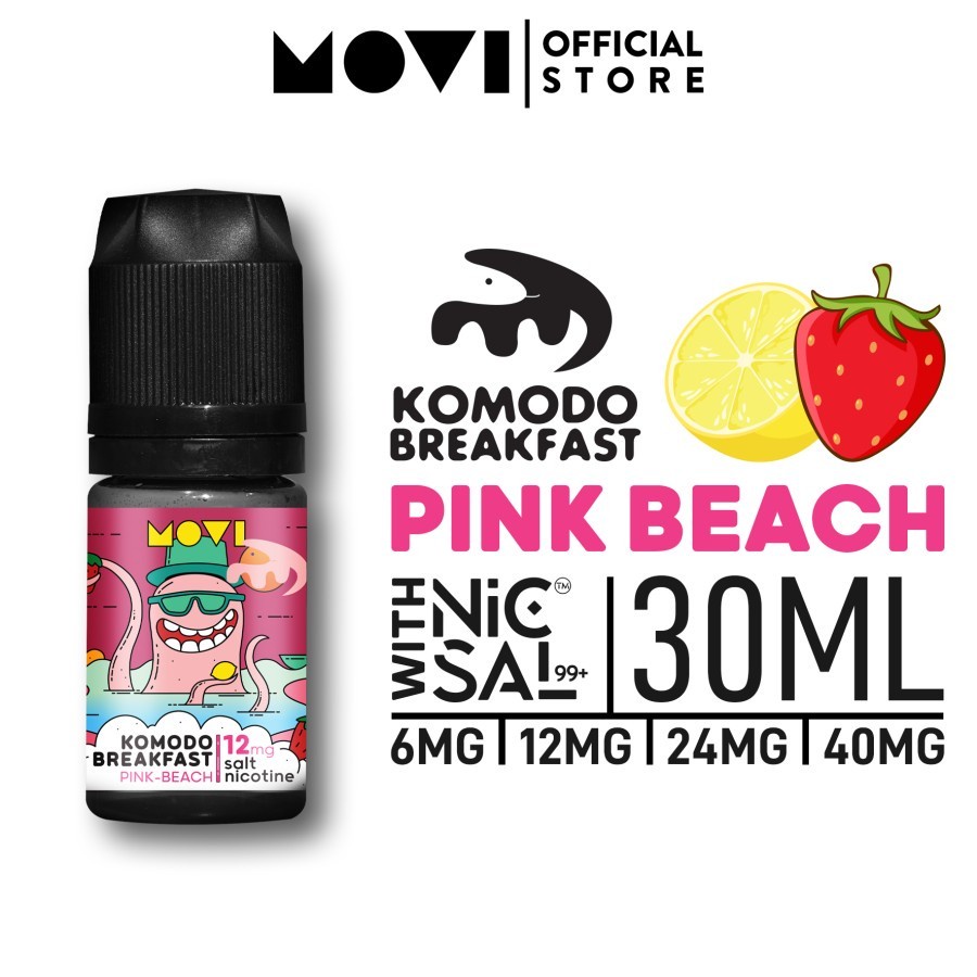 Komodo Breakfast Pink Beach Salt Nic 30ML by MOVI