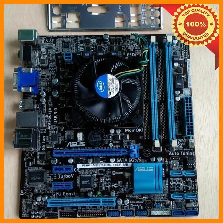 (alya) paket core i5 3470 3.2ghz dan mobo asus h61 usb 3.0 dan fan intel