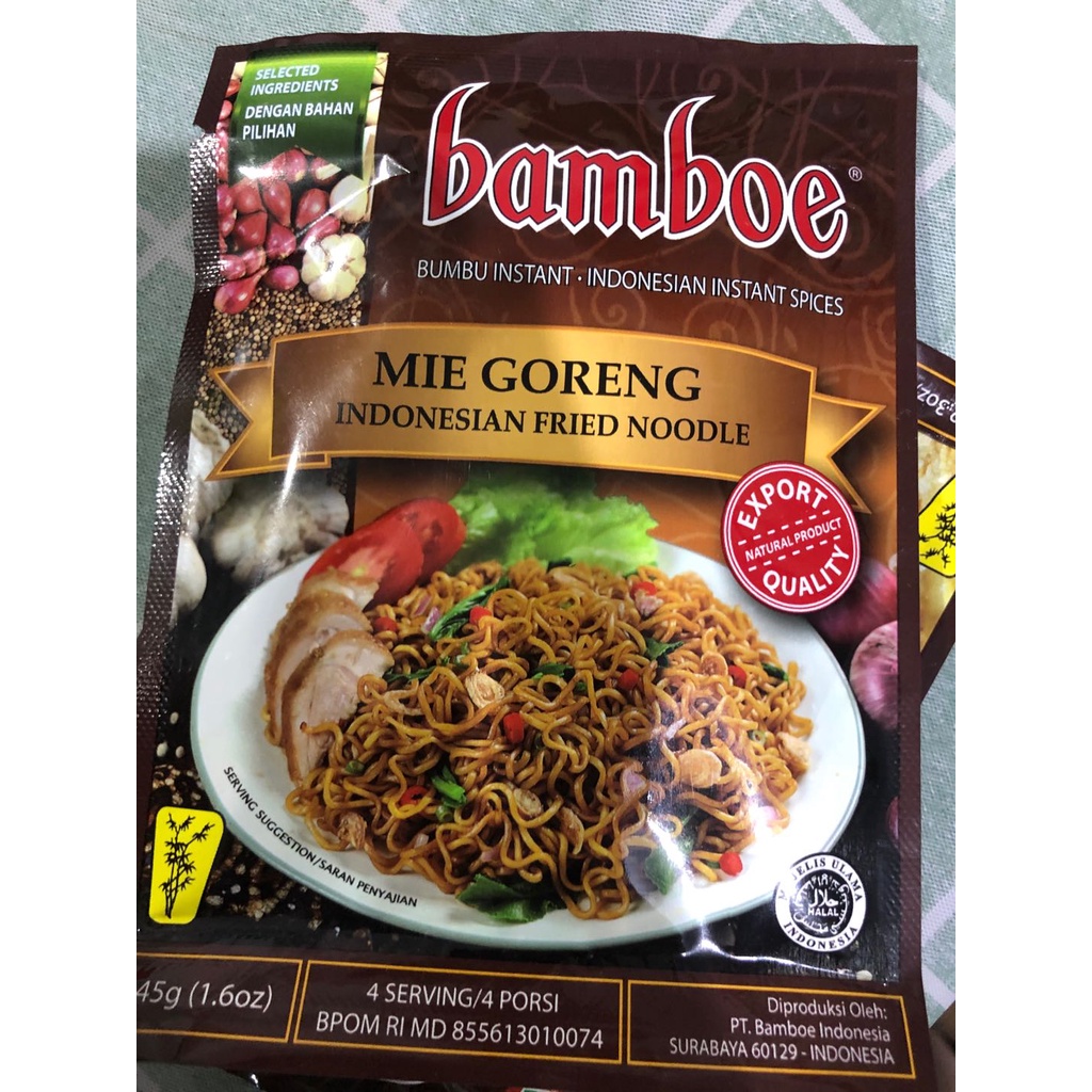 Bamboe Bumbu Mie Goreng Halal Instant