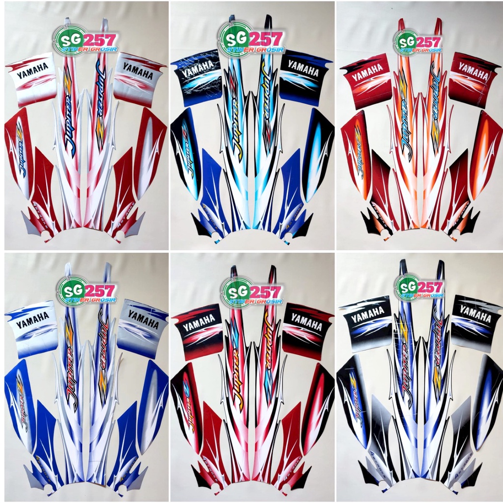 STRIPING JUPITER Z 2007 | stiker motor yamaha jupiter z burhan