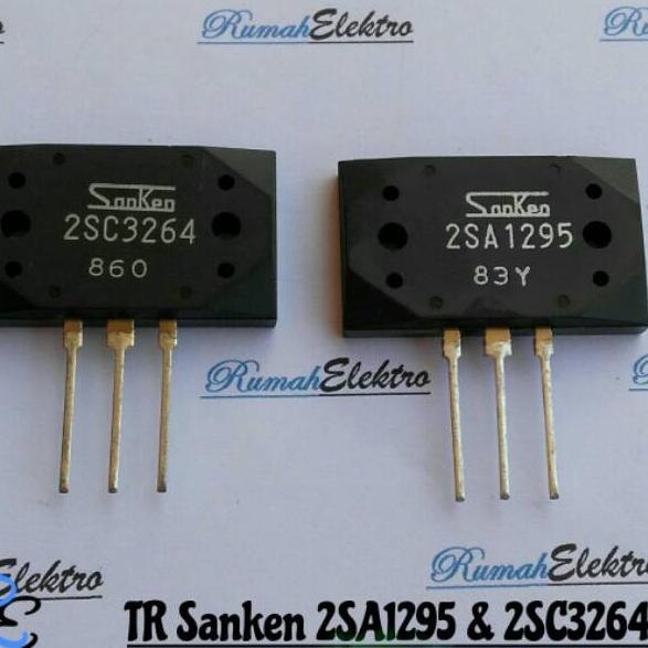 Serba Update Transistor SANKEN 2SA 1295 dan 2SC 3264 Original