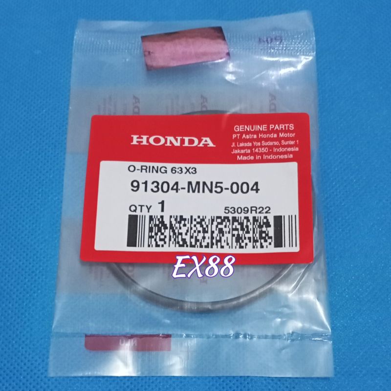 KARET ORING TUTUP / COVER DINAMO STATER TIGER / MEGAPRO MEGA PRO ORIGINAL AHM ASLI 91304-MN5-004