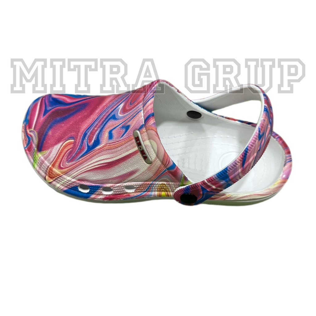 Sandal Bobdog/Sandal Baim Motif PELANGI Size 36-44/Sandal Anti Licin Promo mitra