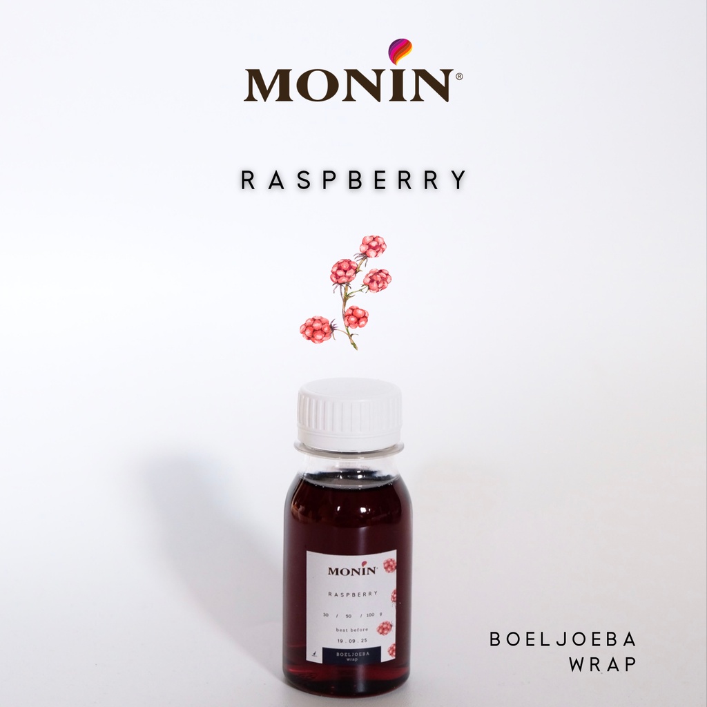 Monin Raspberry Syrup Repack [30, 50, 100] g