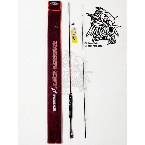 JORAN SPINNING UL STORM DISCOVERY DVS 662SUL 1 - 4LB FUJI & TOP SECTION 4LB