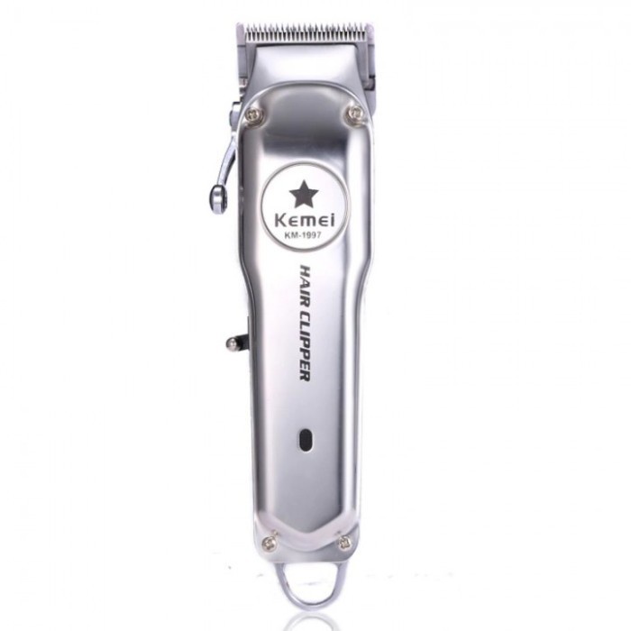 KEMEI KM-1997 - RECHARGEABLE PROFESSIONAL METAL ELECTRIC HAIR CLIPPER