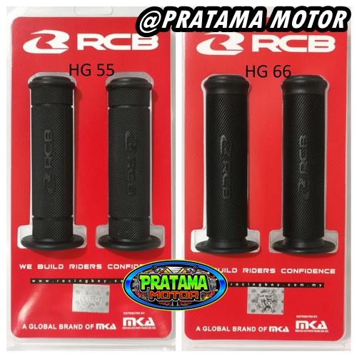 Handgrip Grip RCB RACING BOY Original 100% Sepasang Universal NMAX PCX Aerox Lexi TMAX XMAX Vario Beat Mio Ninja dll