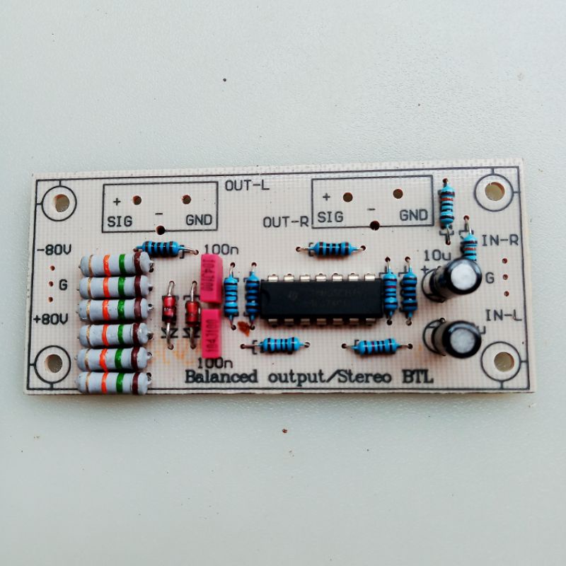 KIT OUT BALANCE STEREO / FILTER BTL