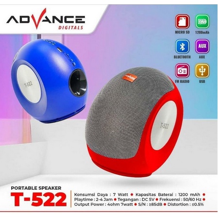 ITSTORE Advance Speaker Bluetooth T-522 / SPEAKER ADVANCE T522 / T 522