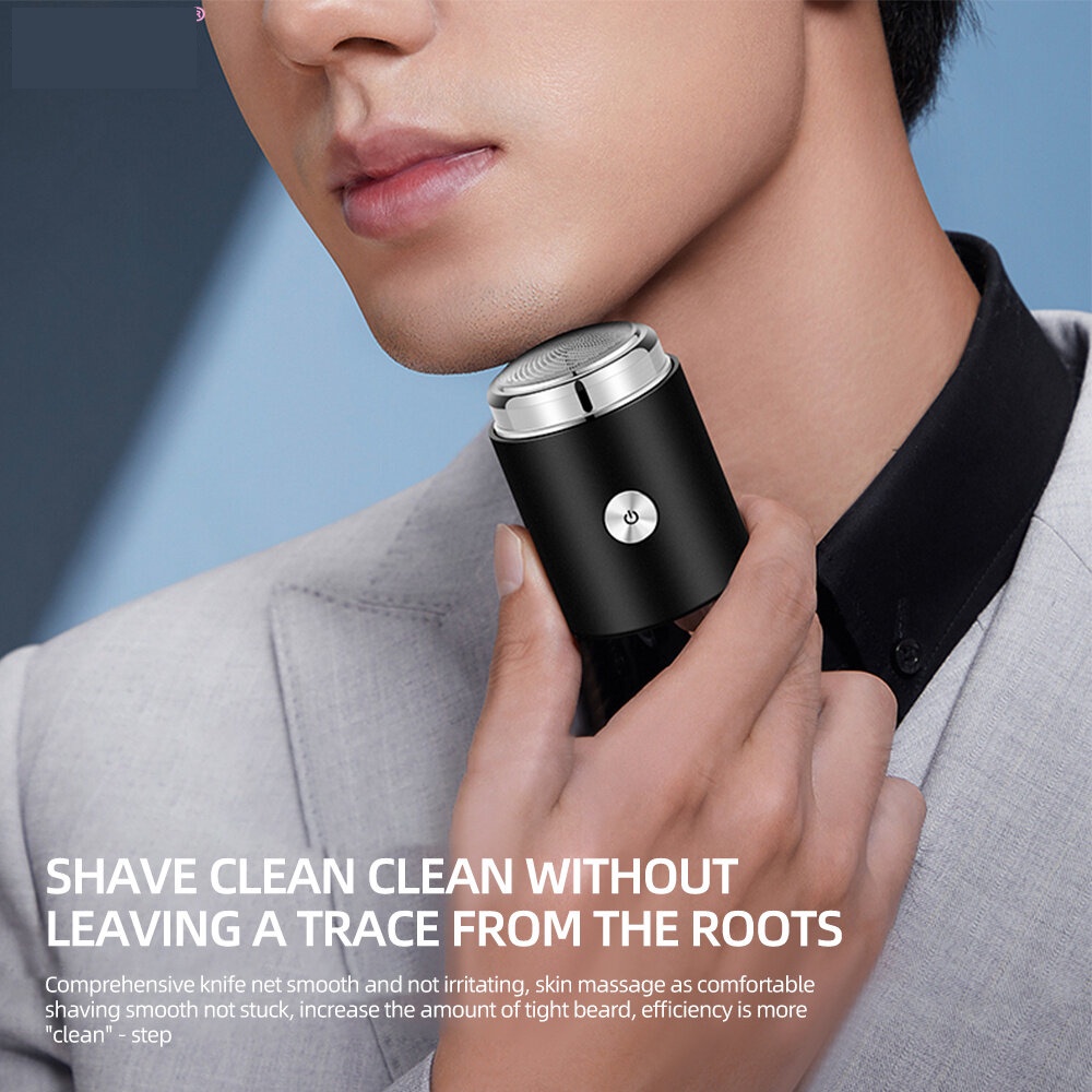 Alat Cukur Mini Elektrik Travel Shaver Pocket Size mini Portable Elektrik Razor Untuk Pria cukur kumis jenggot cocok untuk hadiah