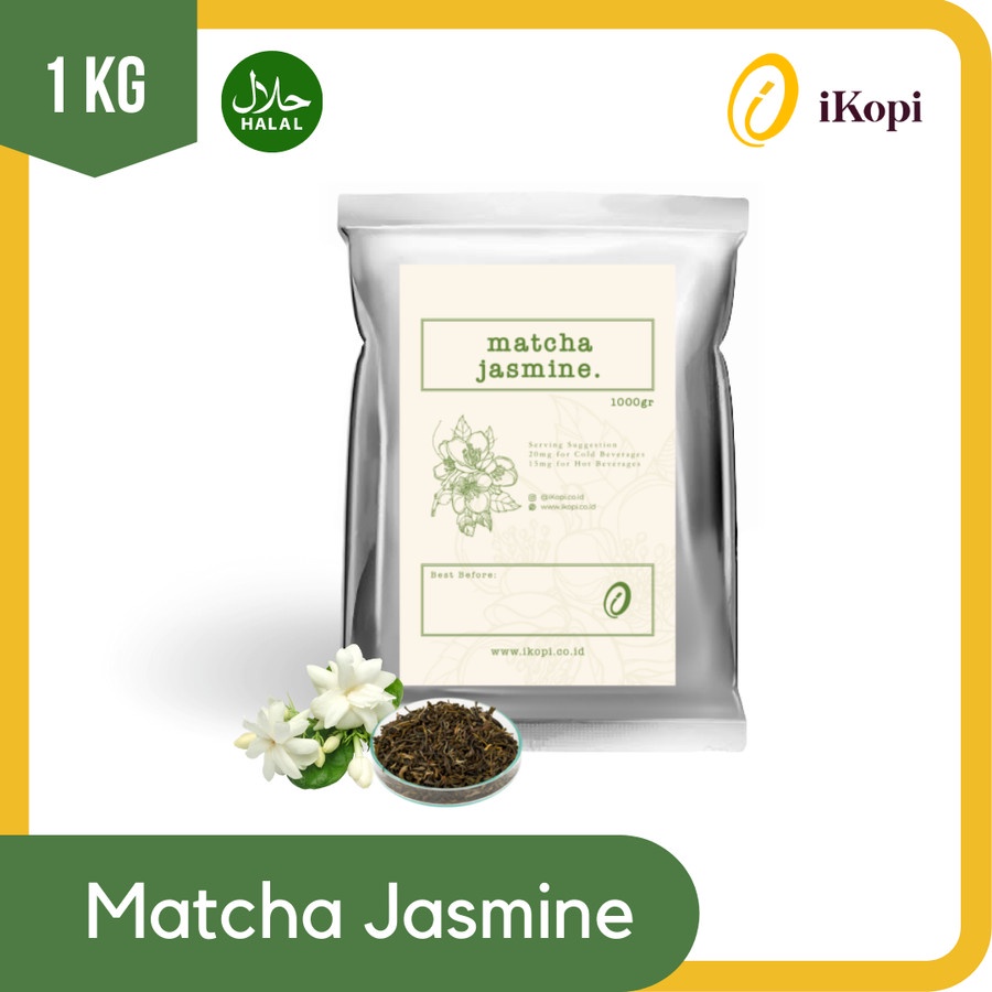 

Ikopi Powder Matcha Jasmine | Bubuk Minuman Rasa Matcha Jasmine 1 kg