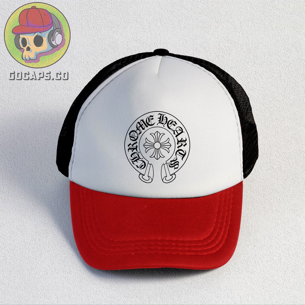 Gocaps - Topi Jaring Trucker Chrome Unisex (Premium Quality) - Rounded