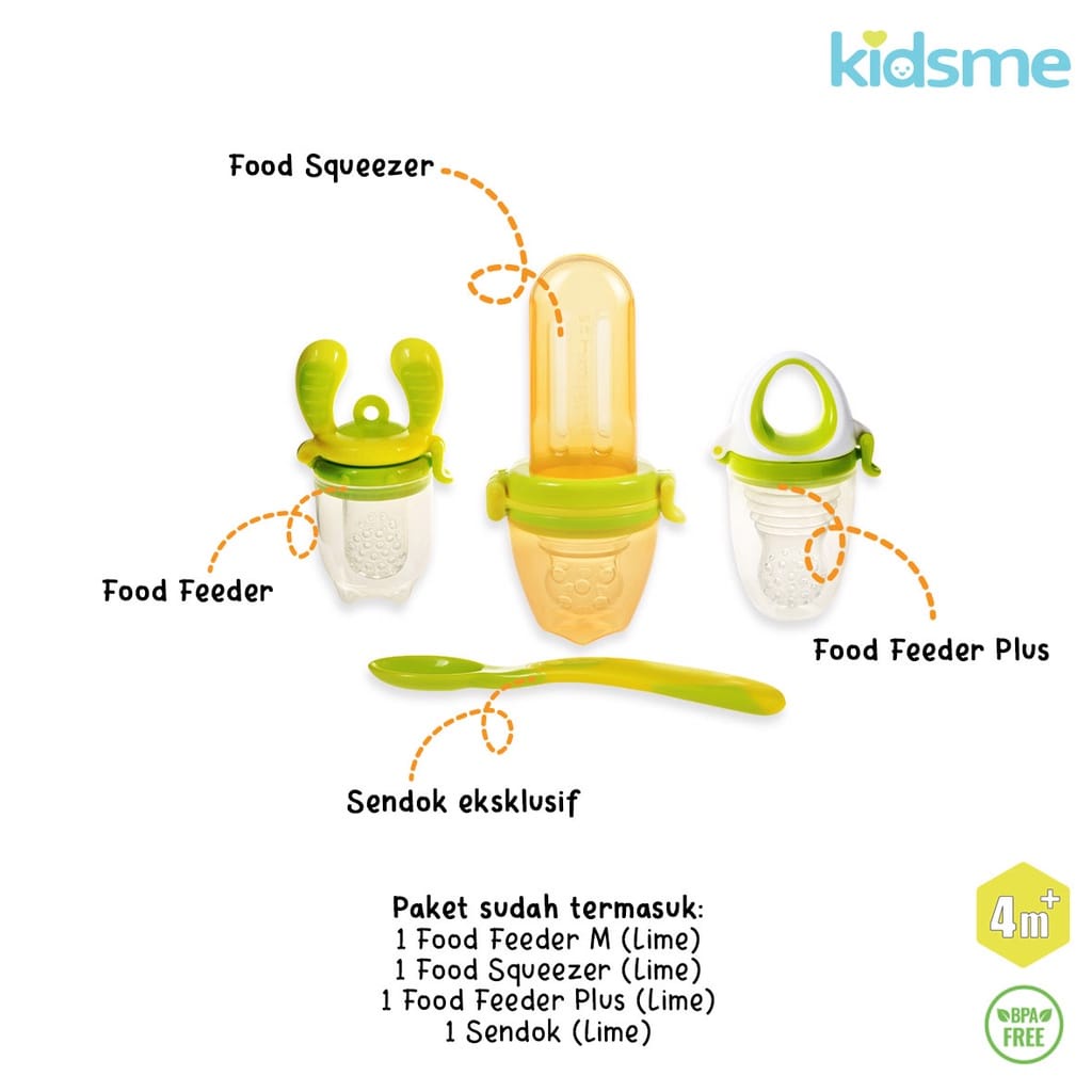 KIDSME FOOD FEEDER STARTER KIT / K-9923